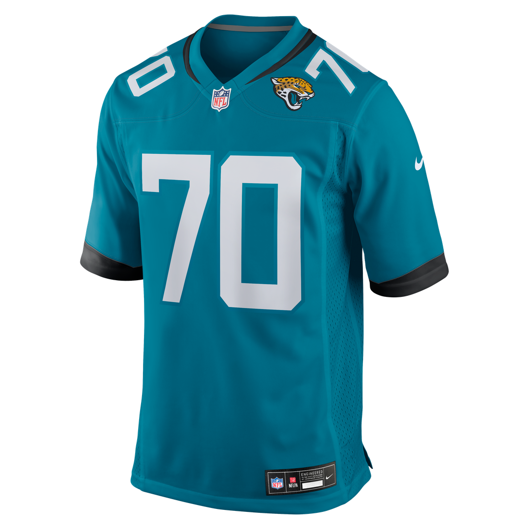 Cole Van Lanen Jacksonville Jaguars Nike Teal Game Player Jersey