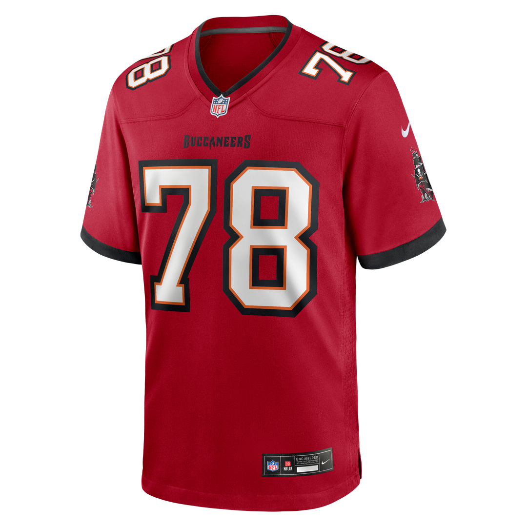 Tristan Wirfs Tampa Bay Buccaneers Nike Red Player Game Jersey