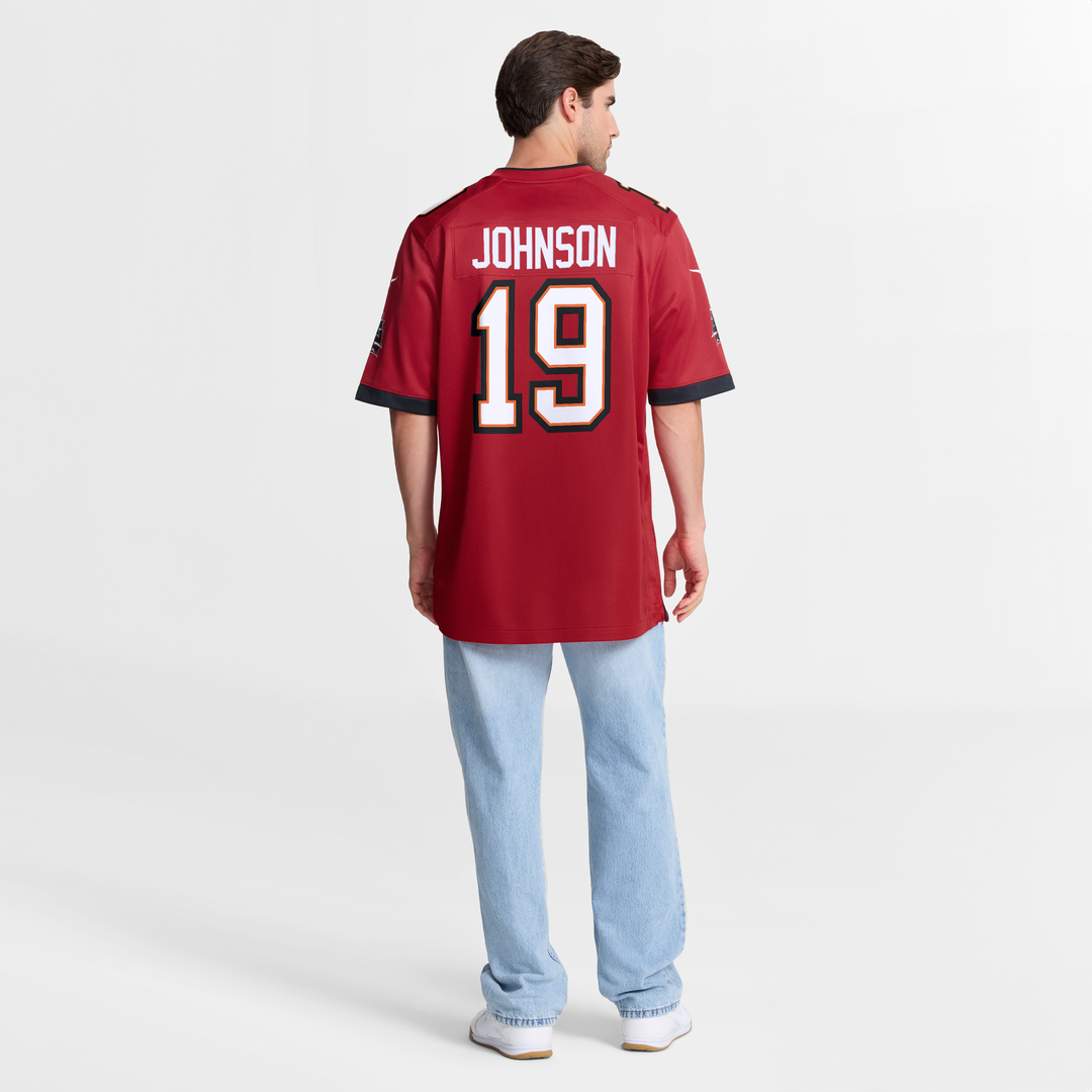 Keyshawn Johnson Tampa Bay Buccaneers Nike Red Game Retired Player Jersey