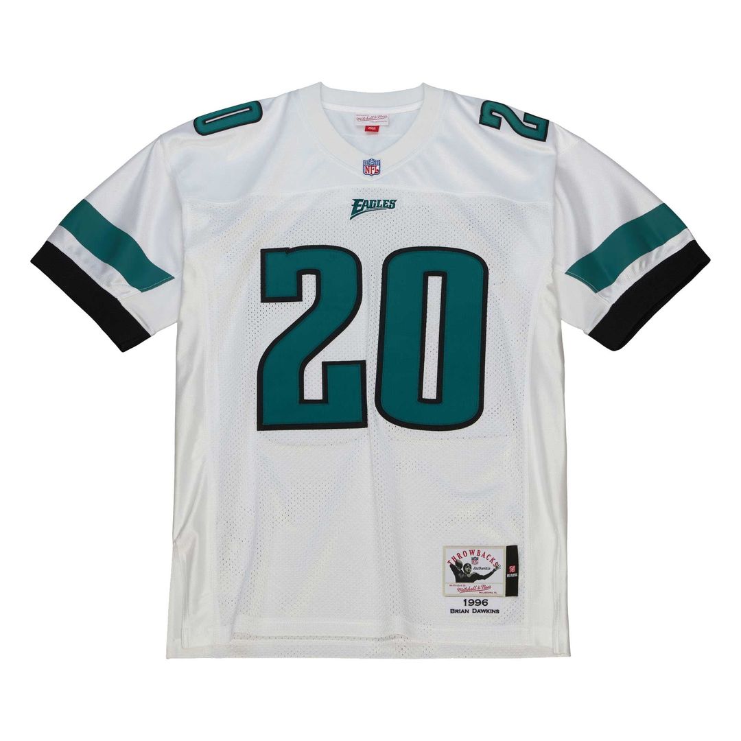 Brian Dawkins Philadelphia Eagles 1996 Mitchell & Ness White Authentic Throwback Retired Player Jersey