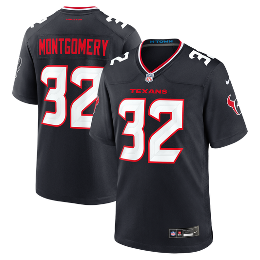 David Montgomery Houston Texans Nike Navy Game Jersey