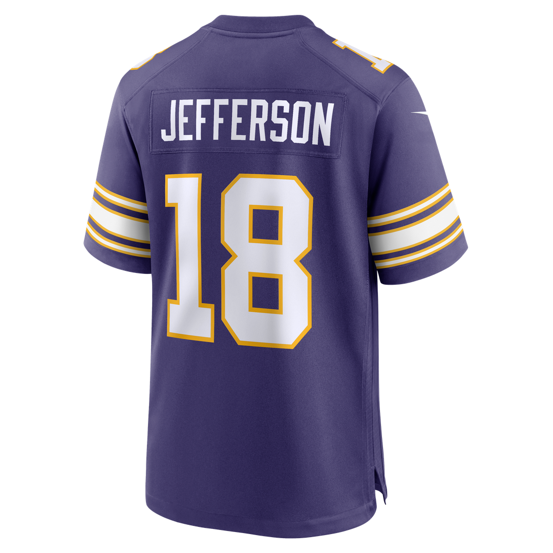 Justin Jefferson Minnesota Vikings Nike Purple Classic Player Game Jersey
