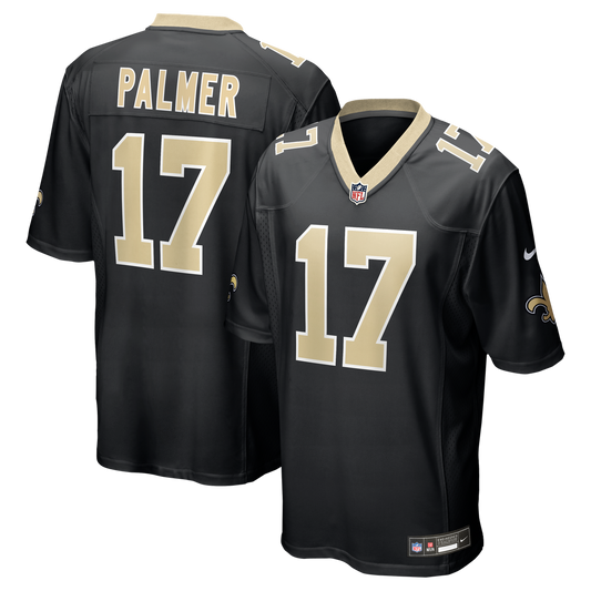 Trey Palmer New Orleans Saints Nike Black Team Game Jersey
