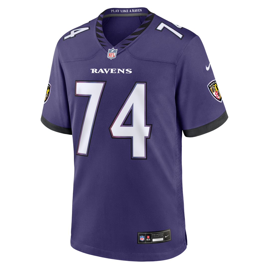John Simpson Baltimore Ravens Nike Purple Team Game Jersey