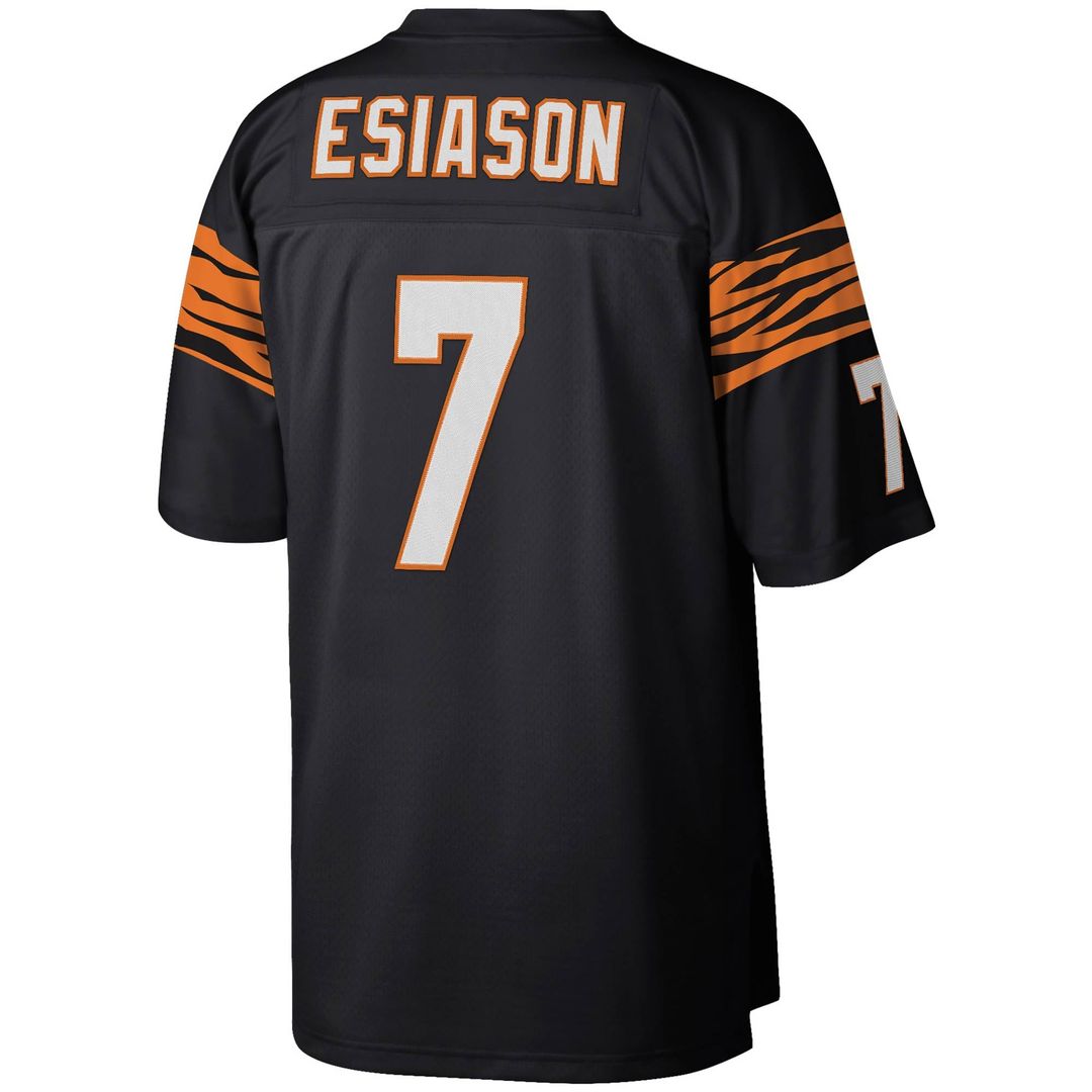 Boomer Esiason Cincinnati Bengals Mitchell & Ness Black Legacy Replica Jersey