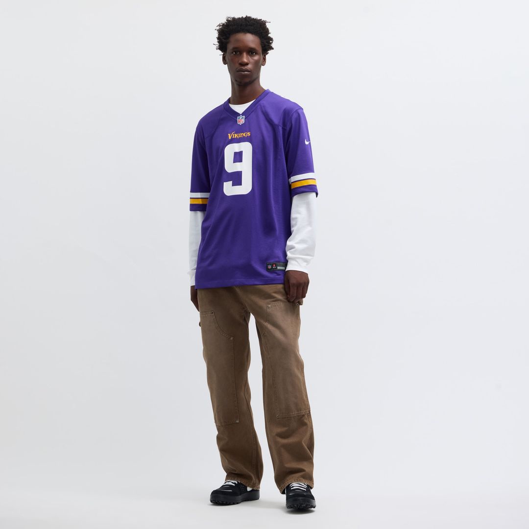 J.J. McCarthy Minnesota Vikings Nike White Alternate Game Player Jersey