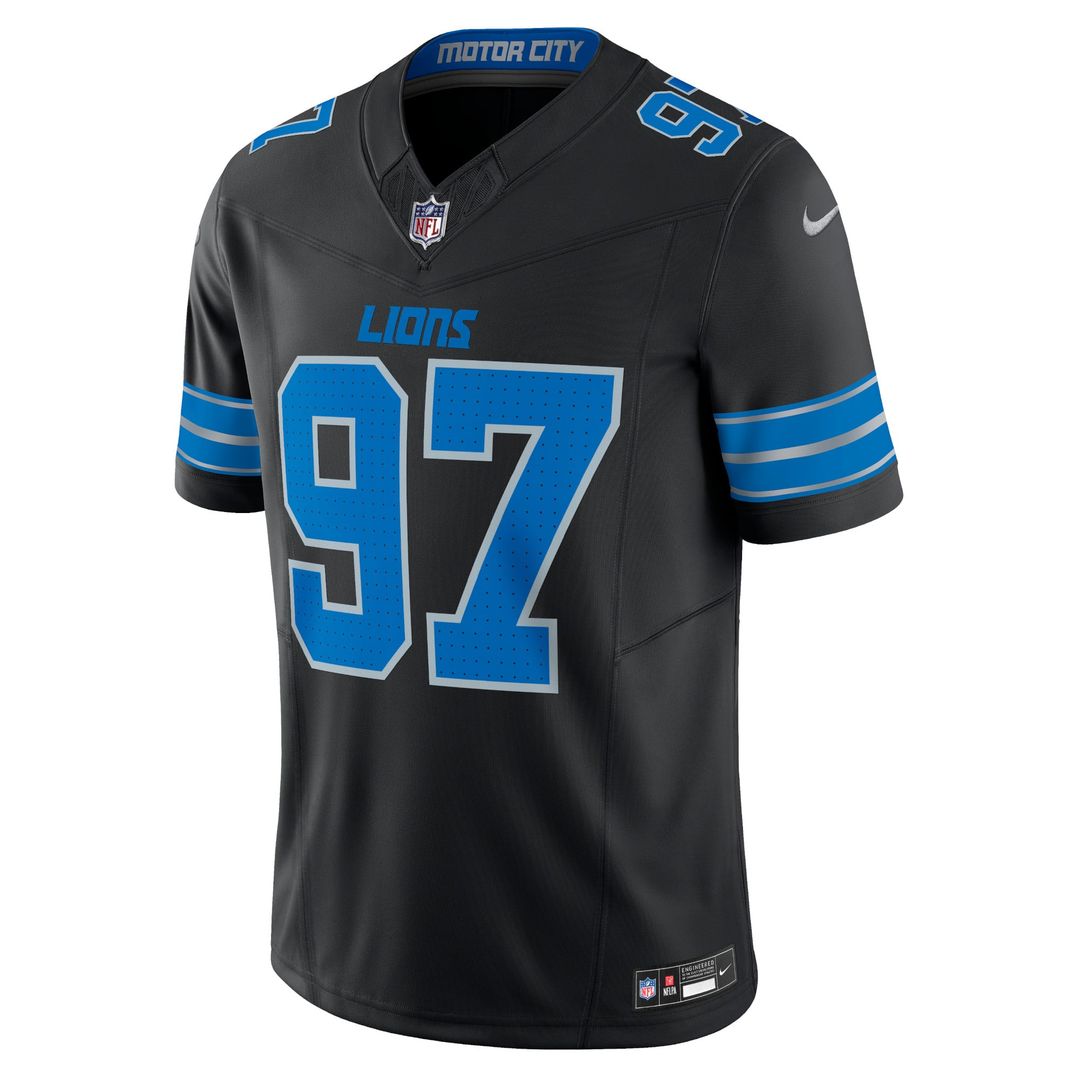 Aidan Hutchinson Detroit Lions Nike White Vapor F.U.S.E. Limited Jersey