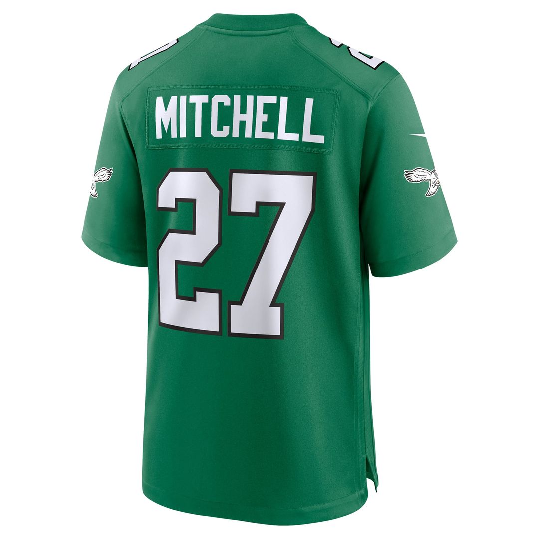 Quinyon Mitchell Philadelphia Eagles Nike Black Alternate Game Jersey