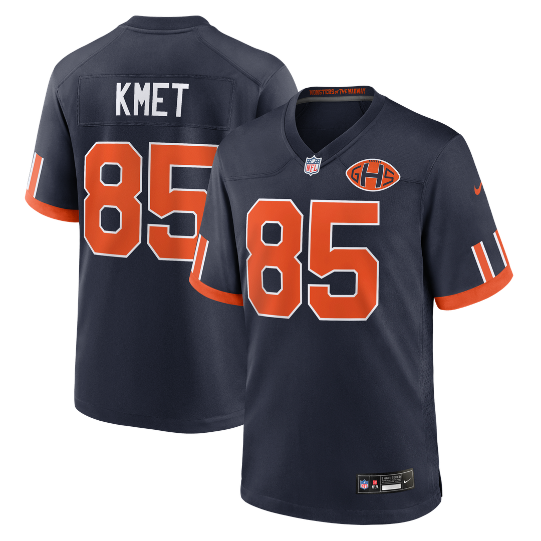 Cole Kmet Chicago Bears Nike Navy 2026 Rivalries Collection Game Jersey