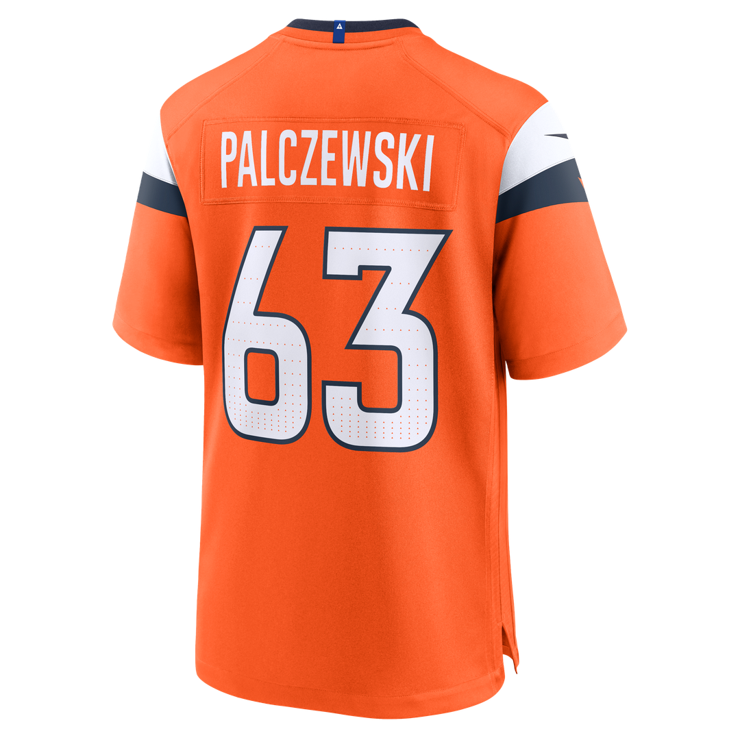 Alex Palczewski Denver Broncos Nike Orange Team Game Jersey