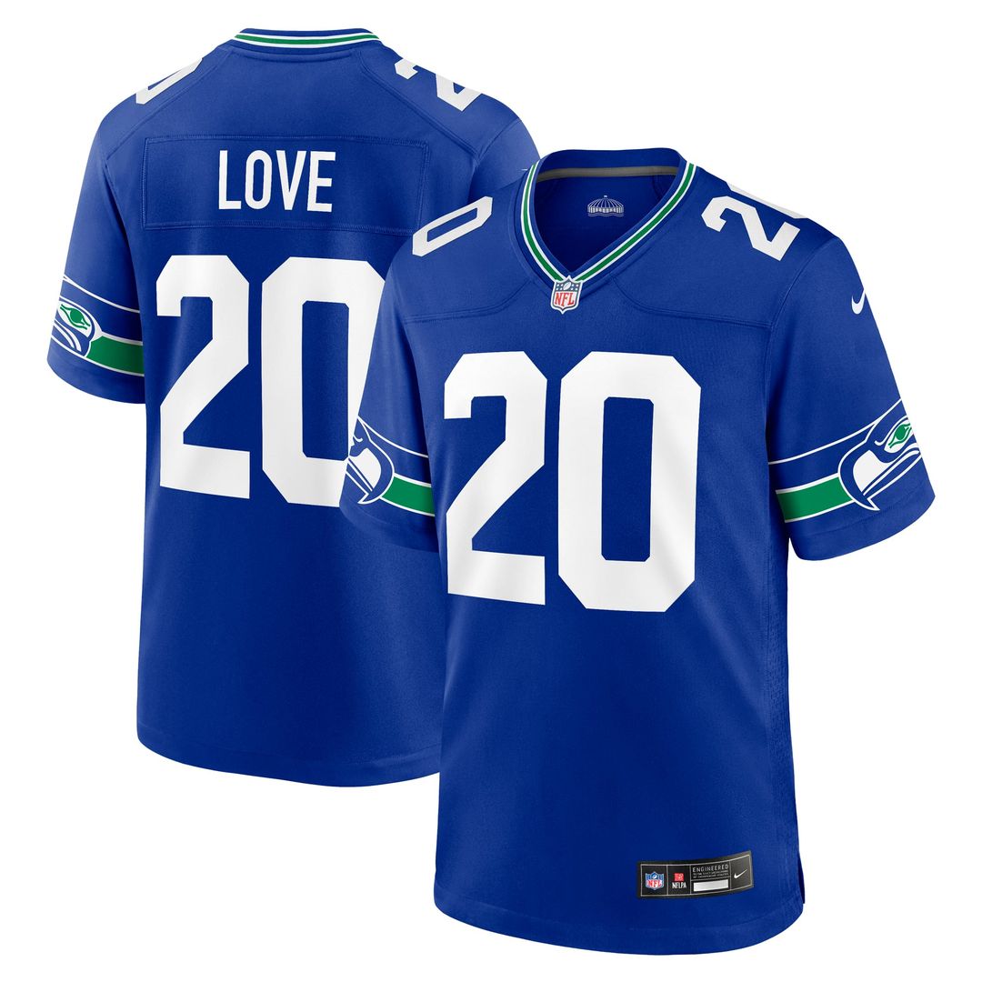Julian Love Seattle Seahawks Nike Royal Alternate Game Jersey