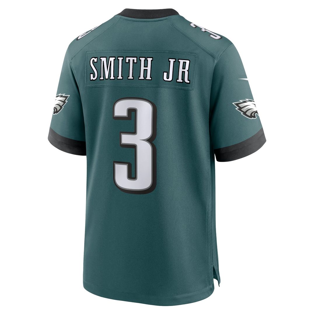 Nolan Smith Philadelphia Eagles Nike Midnight Green Team Game Jersey