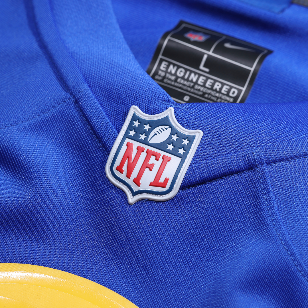 Jarquez Hunter Los Angeles Rams Nike Royal Team Game Jersey
