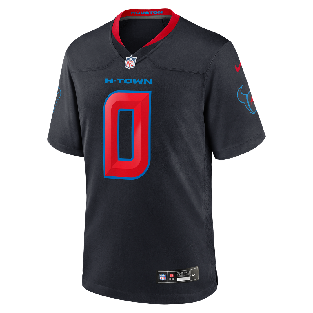 Azeez Al-Shaair Houston Texans Nike Navy Alternate Game Jersey