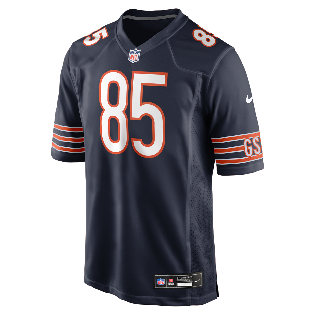 Cole Kmet Chicago Bears Nike Navy Player Game Jersey
