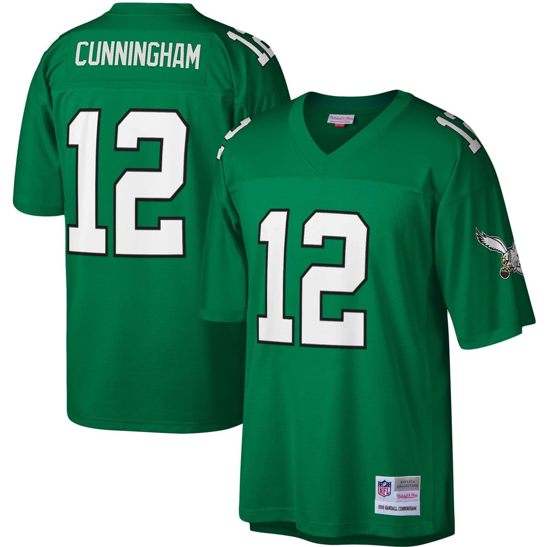 Randall Cunningham Philadelphia Eagles Mitchell & Ness Kelly Green Legacy Replica Jersey