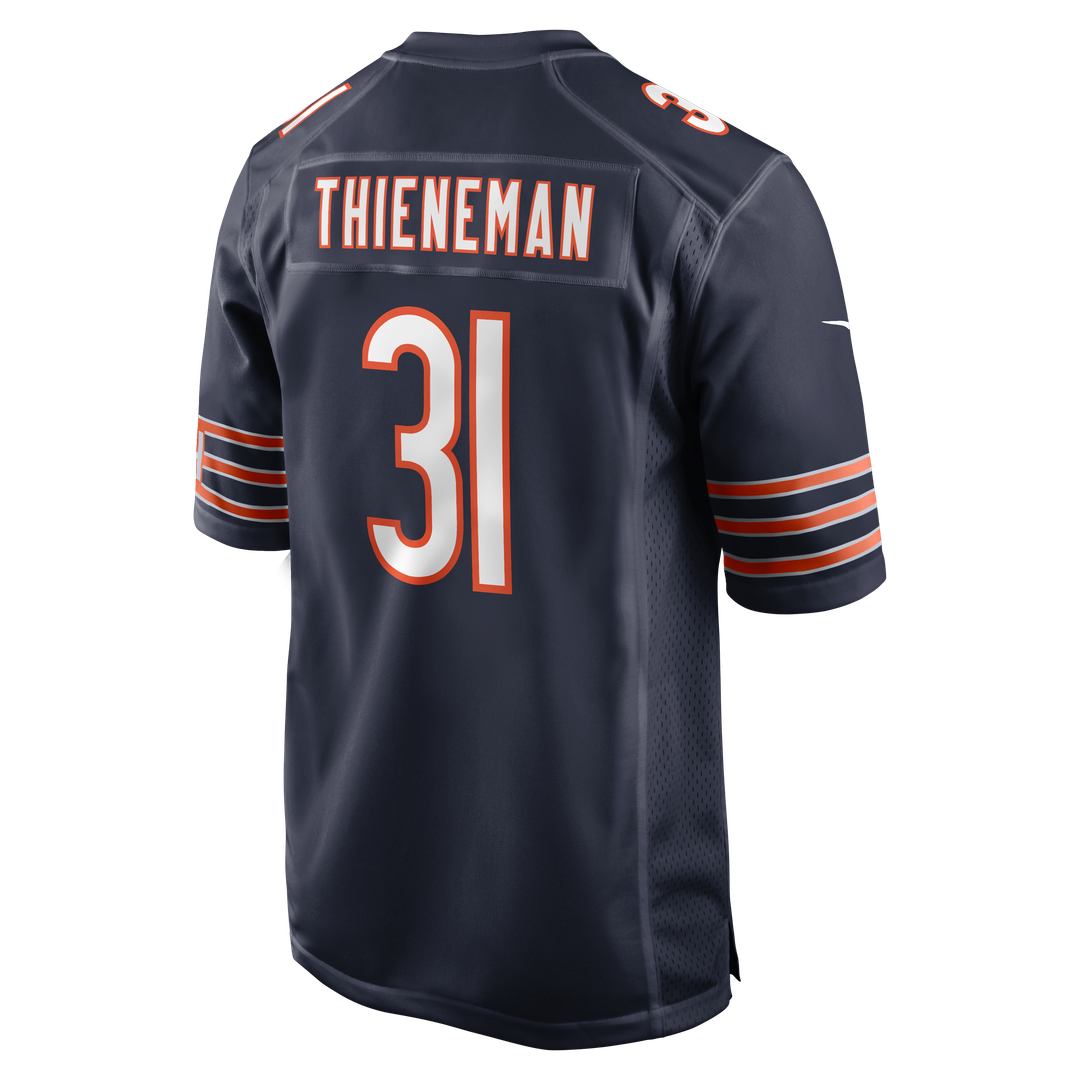 Dillon Thieneman Chicago Bears Nike Navy Team Game Jersey