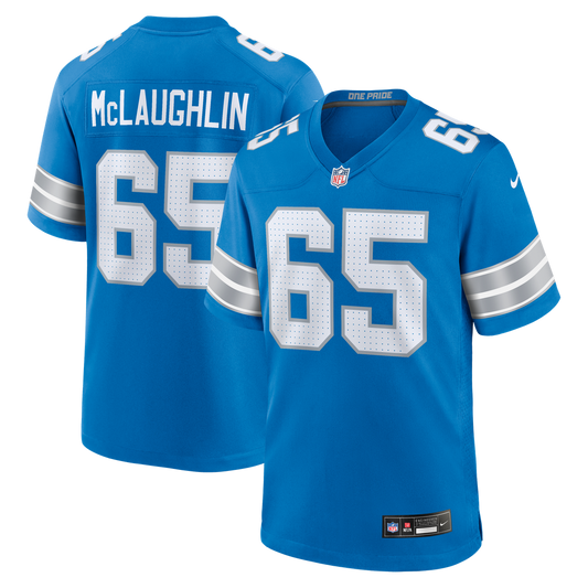 Seth McLaughlin Detroit Lions Nike Blue Team Game Jersey