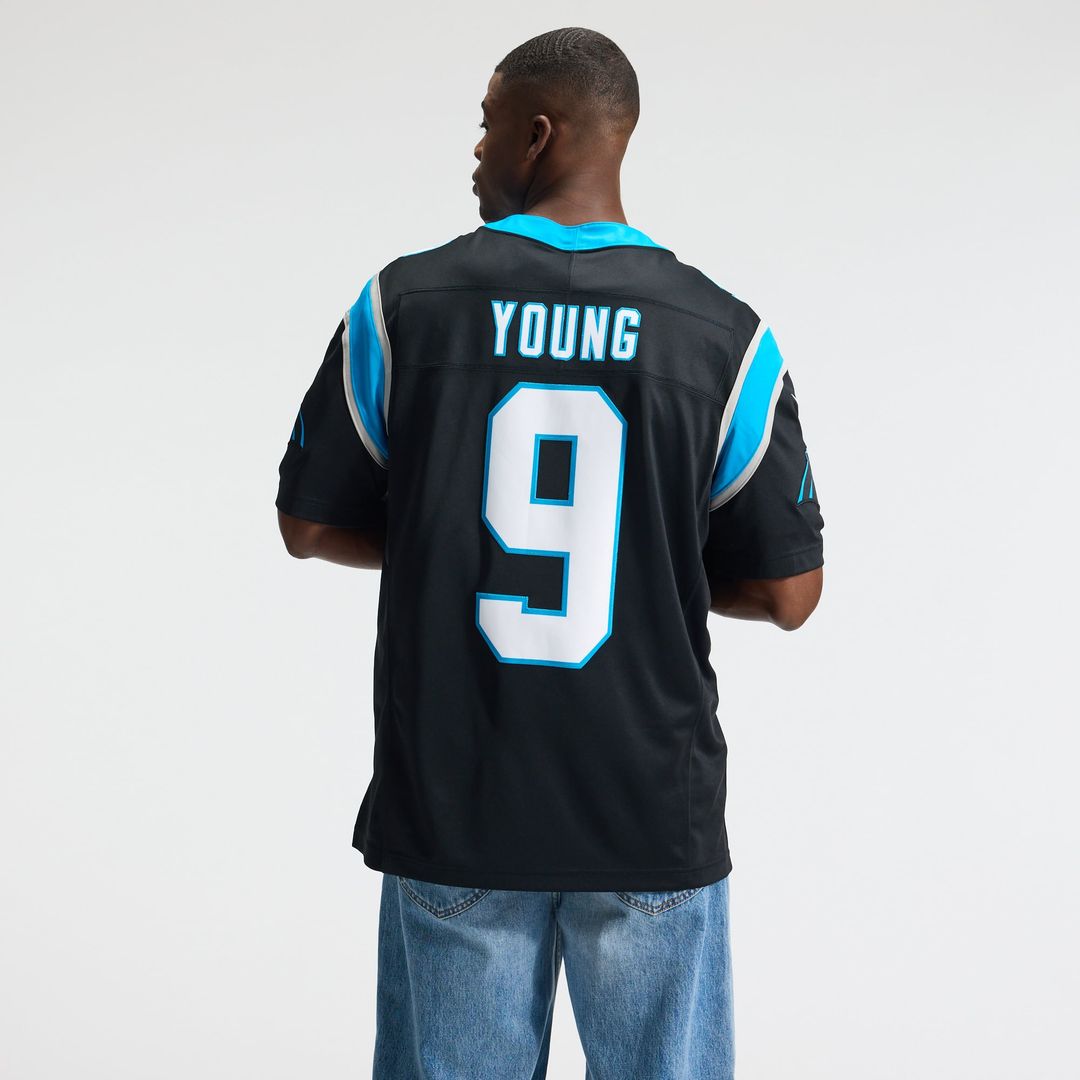 Bryce Young Carolina Panthers Nike Blue Alternate Vapor F.U.S.E. Stitched Limited Jersey