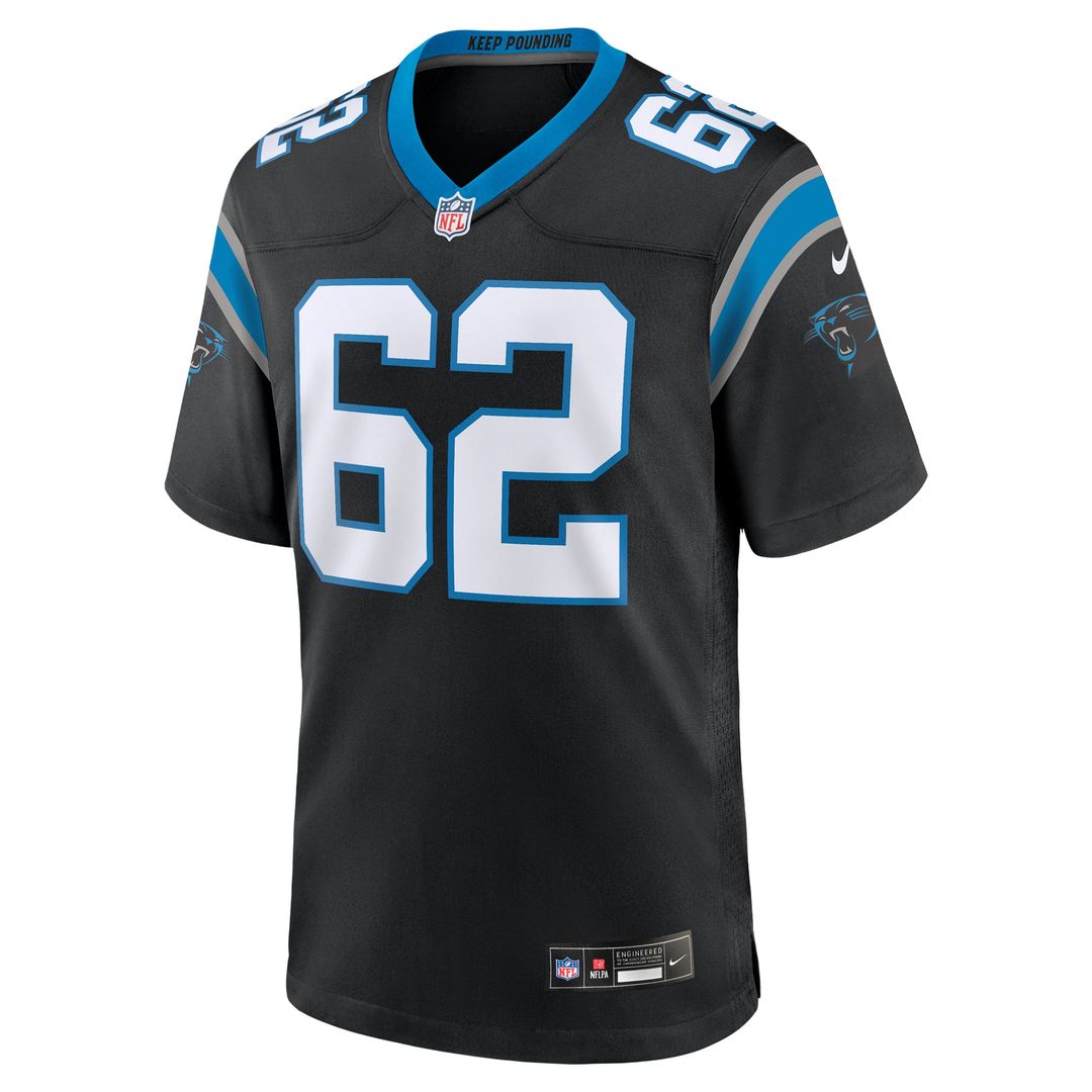 Chandler Zavala Carolina Panthers Nike Black Game Jersey
