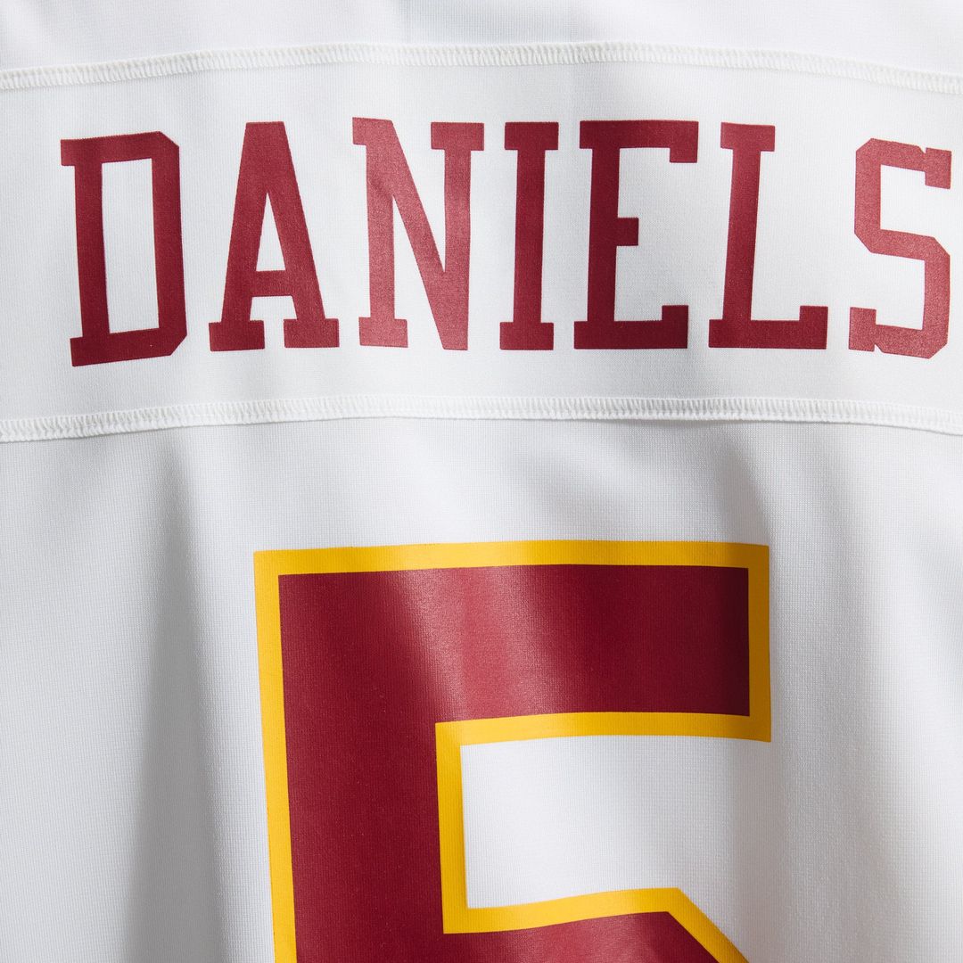 Jayden Daniels Washington Commanders Nike Burgundy Game Jersey