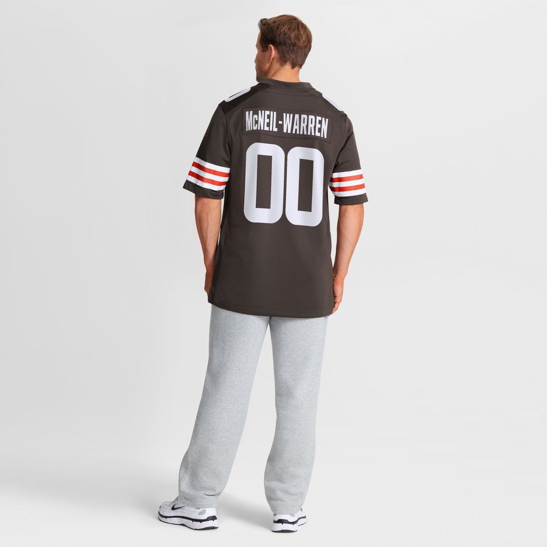 Emmanuel McNeil-Warren Cleveland Browns Nike Brown Game Jersey