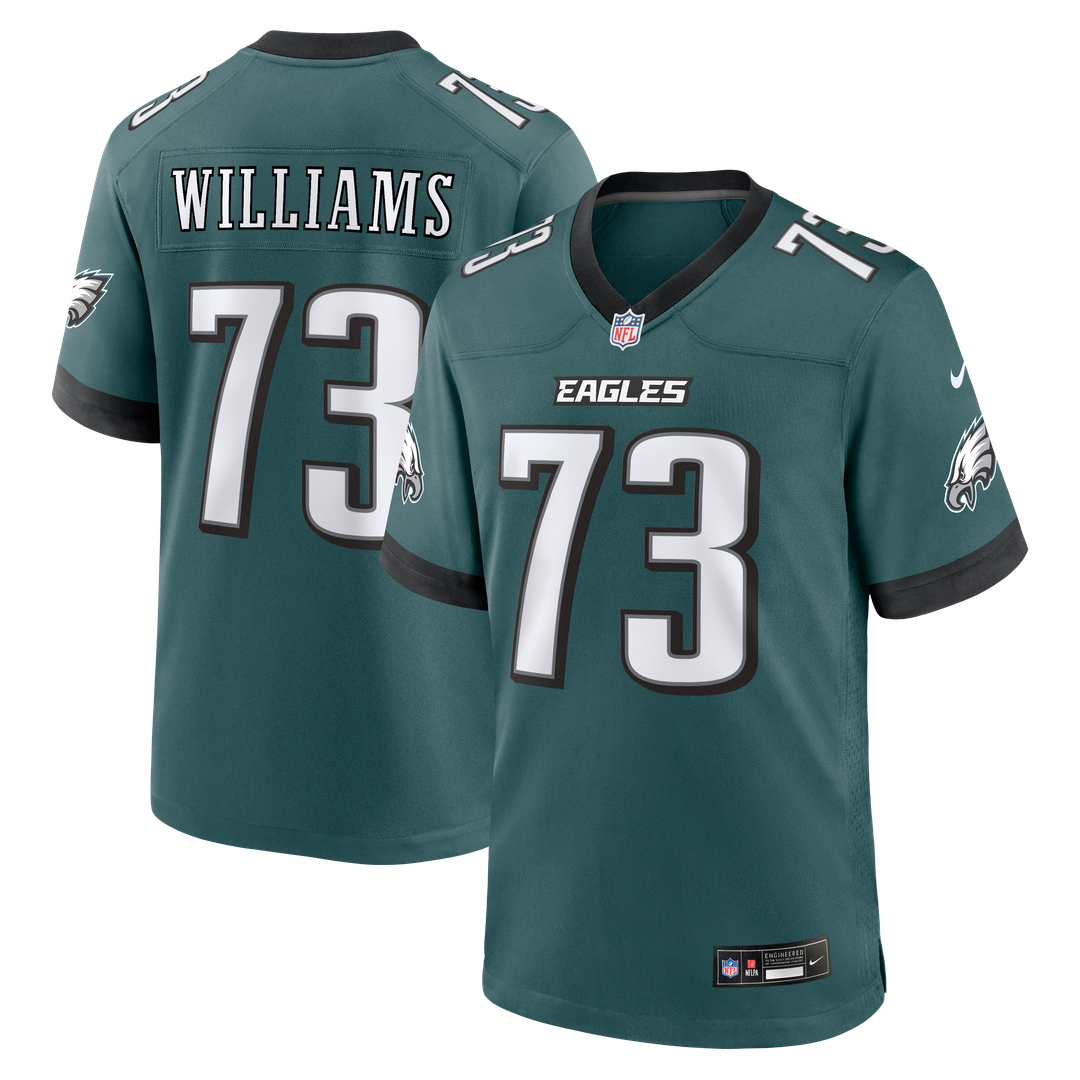 Cameron Williams Philadelphia Eagles Nike Midnight Green Team Game Jersey