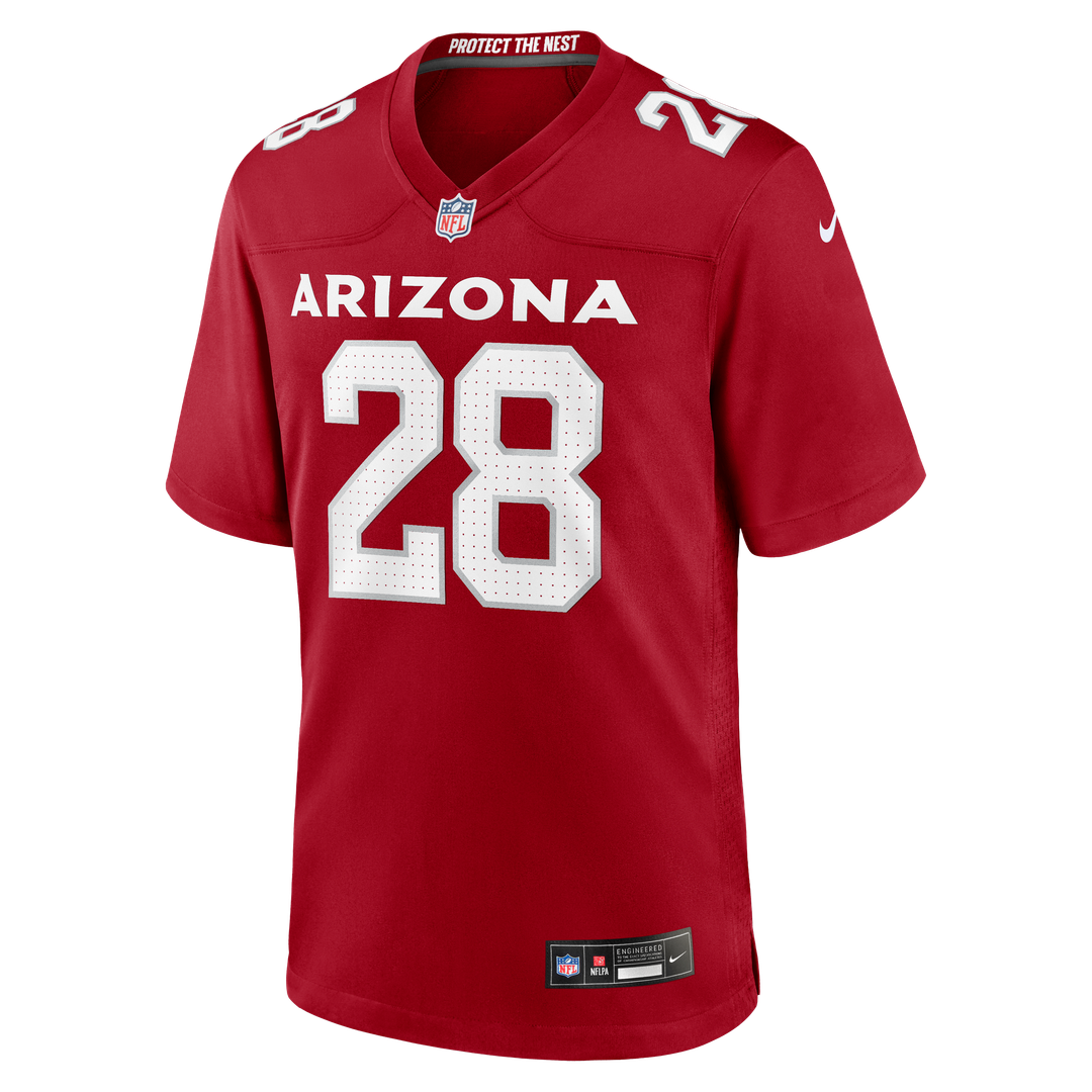 Elijah Jones Arizona Cardinals Nike Cardinal Team Game Jersey