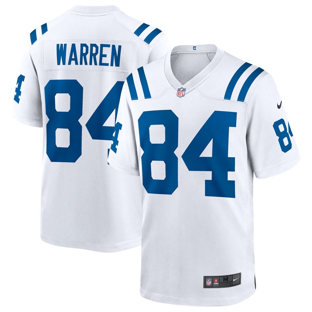 Tyler Warren Indianapolis Colts Nike White Game Jersey