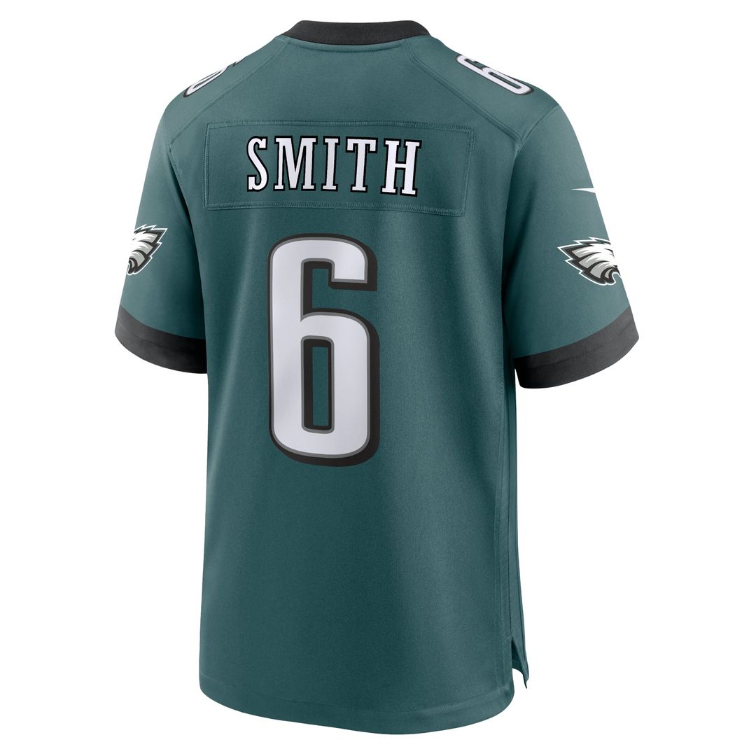 DeVonta Smith Philadelphia Eagles Nike Midnight Green Team Game Jersey