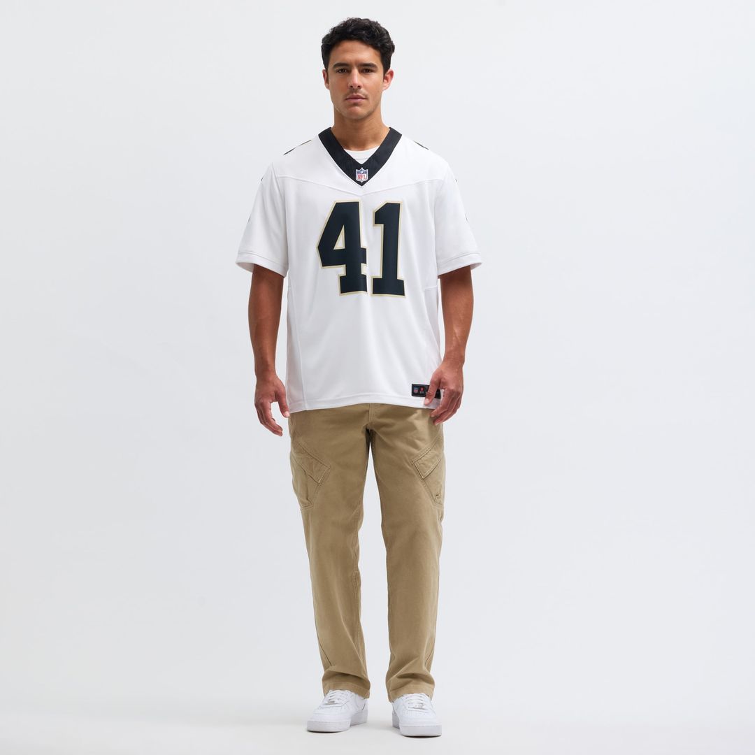 Alvin Kamara New Orleans Saints Nike White Vapor F.U.S.E. Limited Jersey
