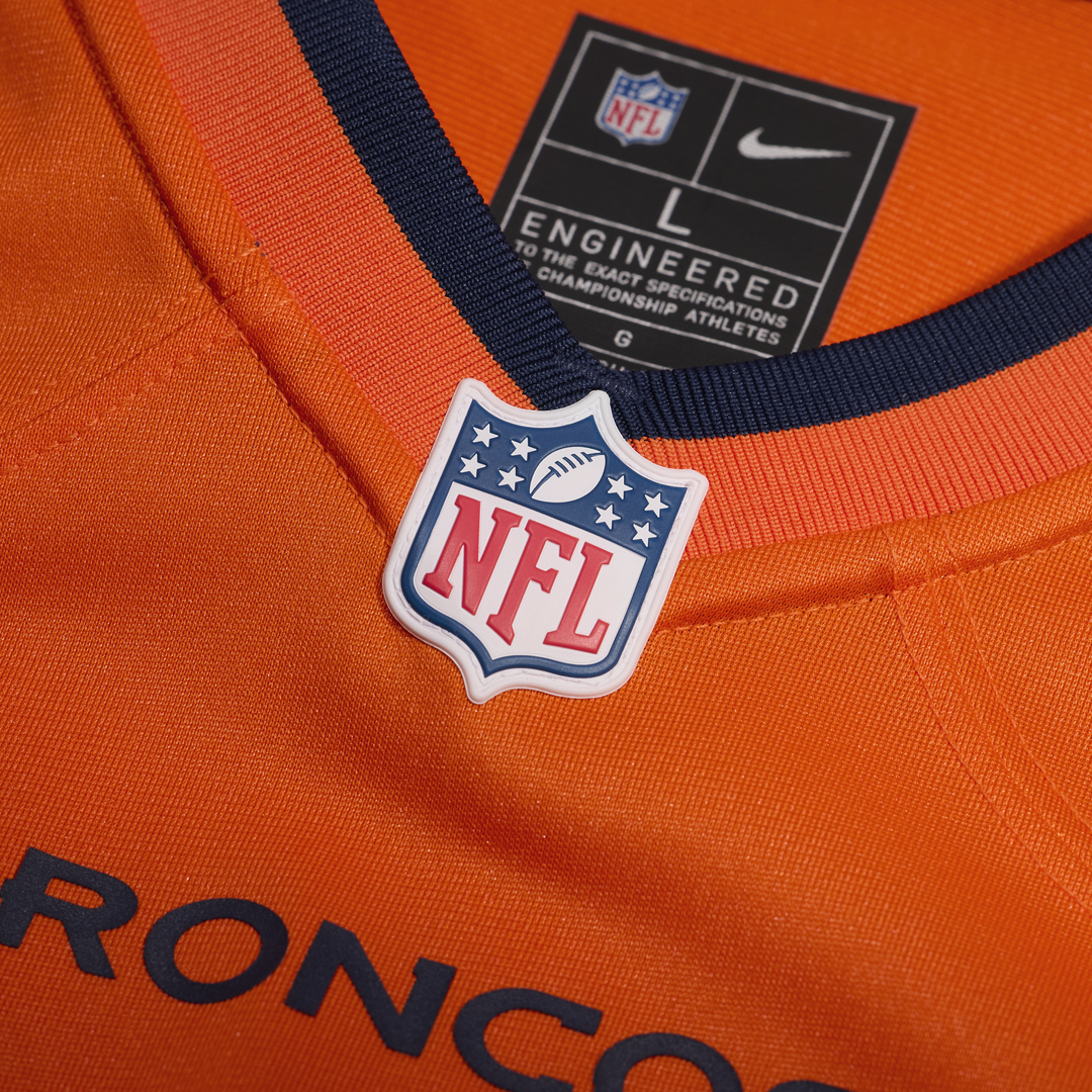 Evan Engram Denver Broncos Nike Orange Team Game Jersey