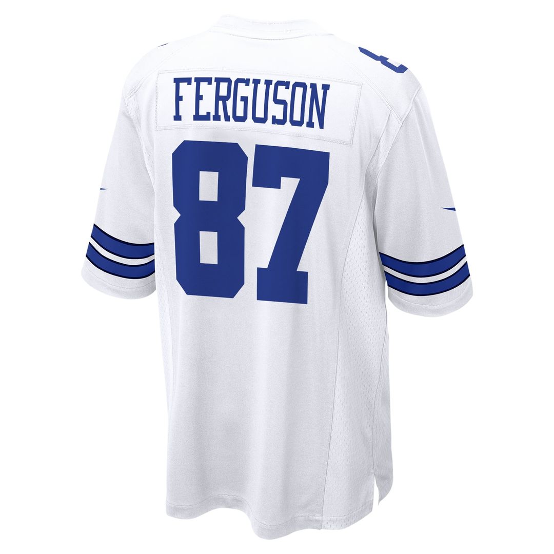 Jake Ferguson Dallas Cowboys Nike Navy Team Game Jersey