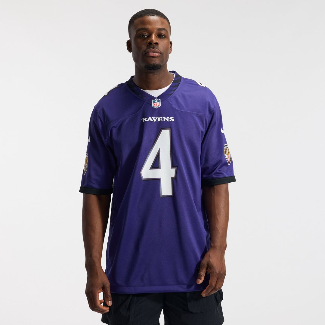 Zay Flowers Baltimore Ravens Nike Purple Team Game Jersey