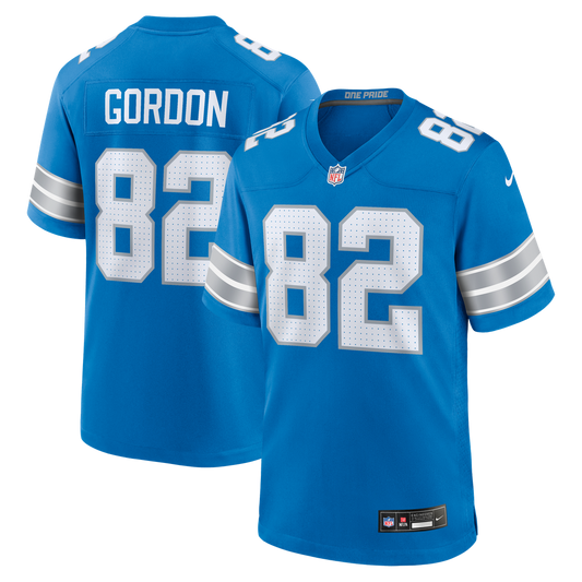 Thomas Gordon Detroit Lions Nike Blue Team Game Jersey
