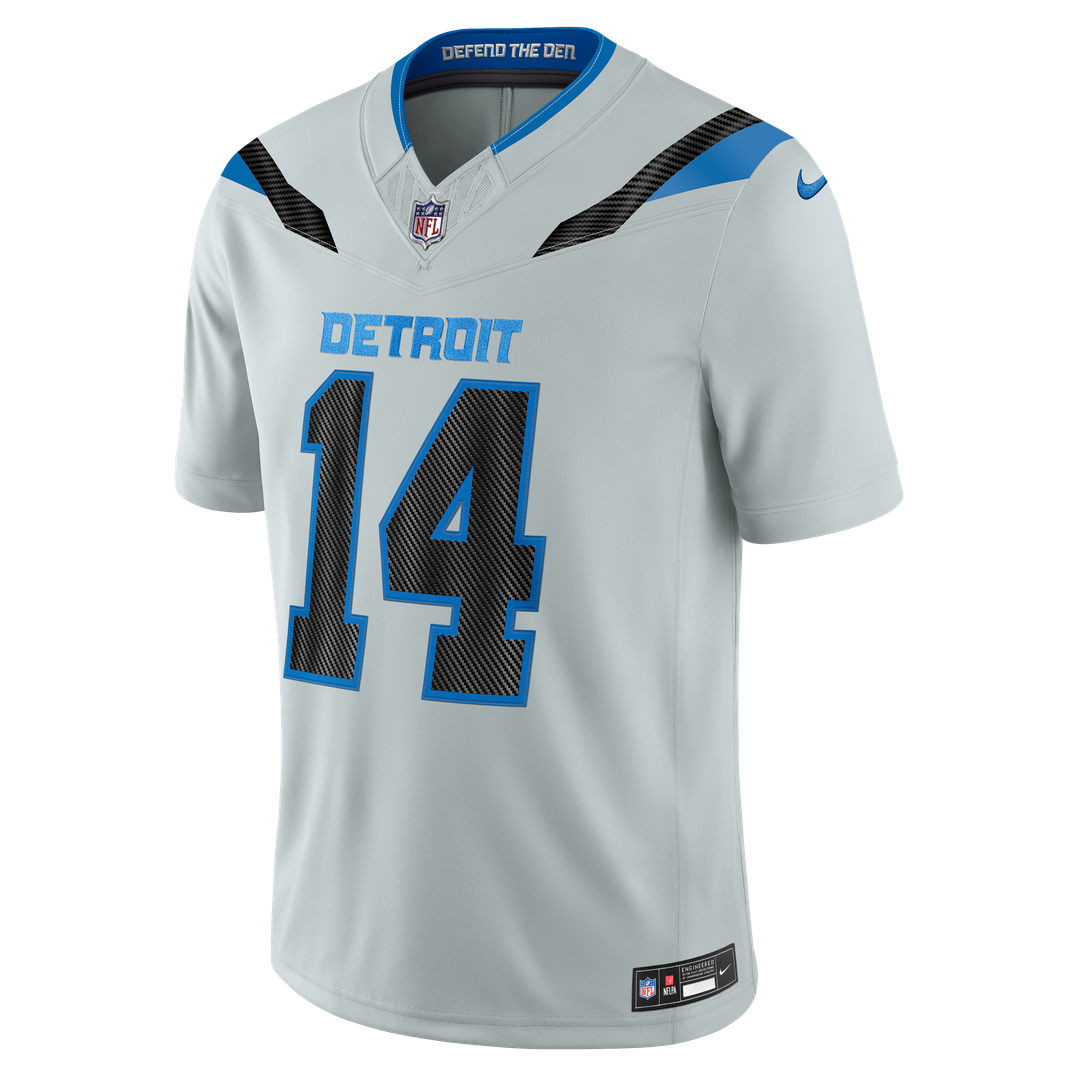 Amon-Ra St. Brown Detroit Lions Nike Silver 2026 Rivalries Collection Stitched Limited Jersey