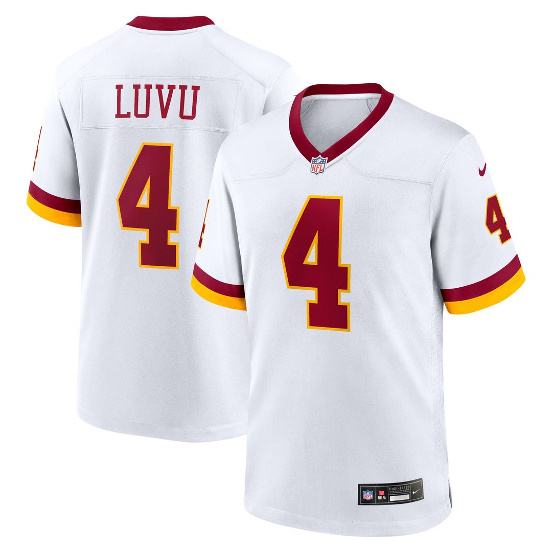 Frankie Luvu Washington Commanders Nike Black Hail Raiser Alternate Game Jersey