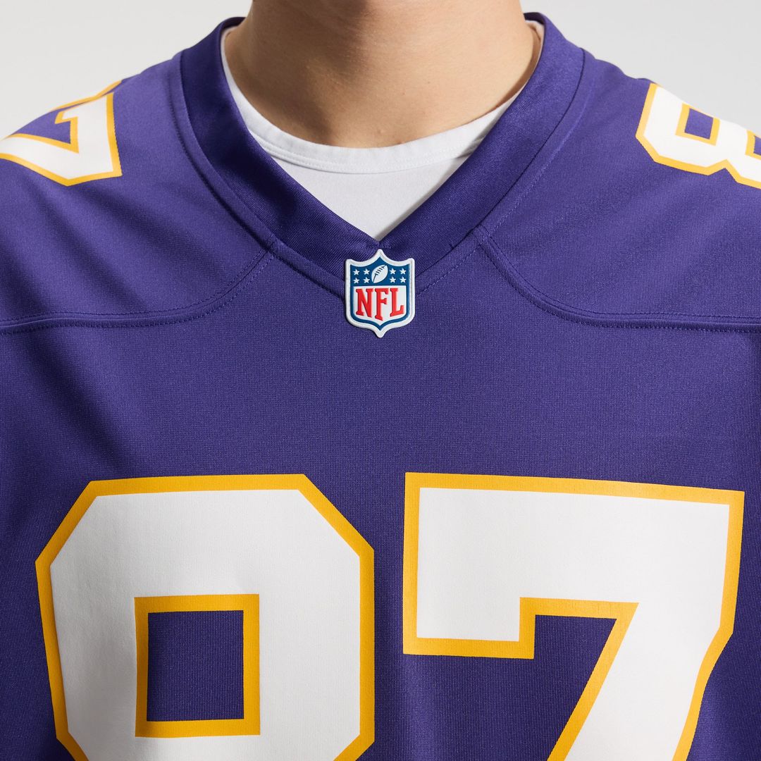 T.J. Hockenson Minnesota Vikings Nike Purple Classic Player Game Jersey