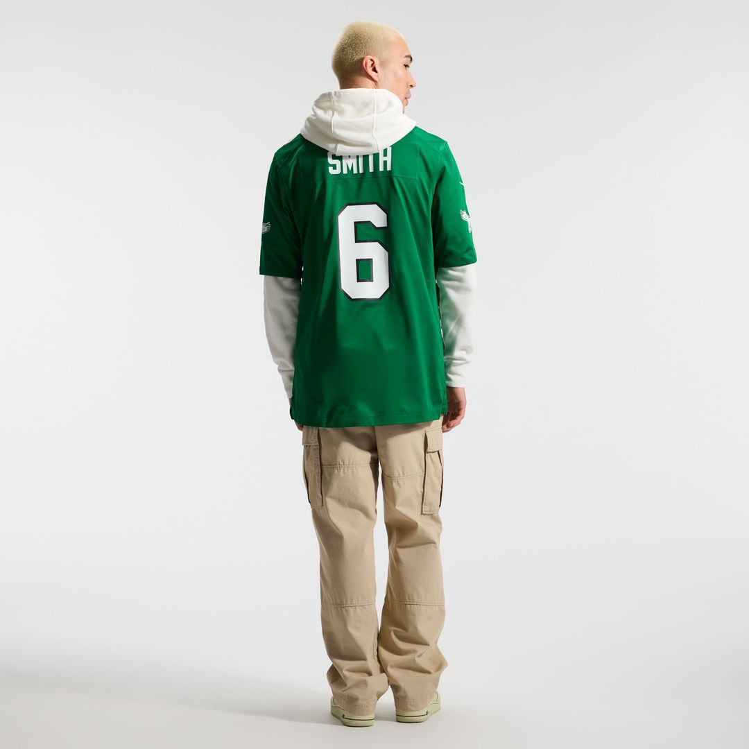 DeVonta Smith Philadelphia Eagles Nike Kelly Green Alternate Game Player Jersey