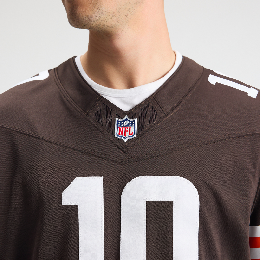 Quinshon Judkins Cleveland Browns Nike Brown Team Vapor F.U.S.E. Stitched Limited Jersey