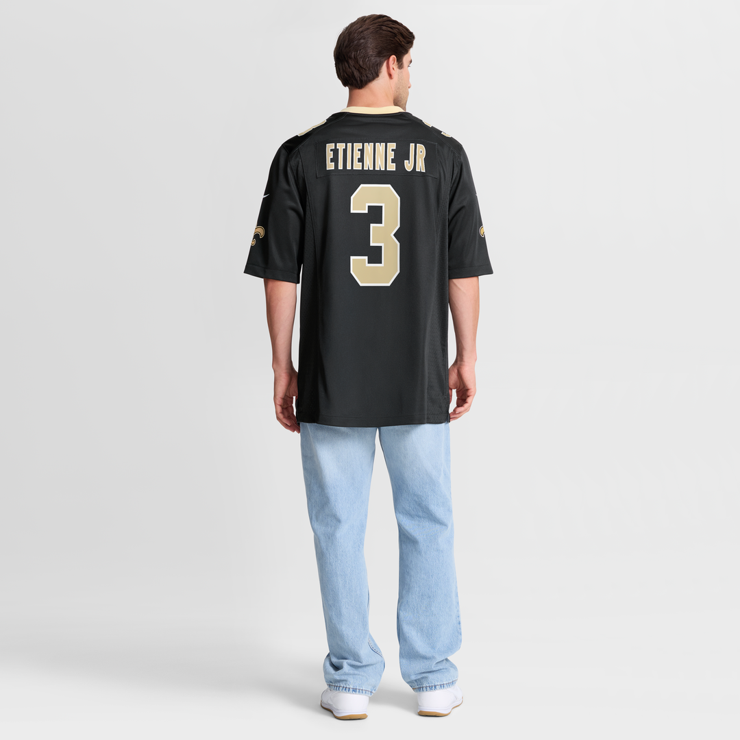 Travis Etienne Jr New Orleans Saints Nike Black Game Jersey