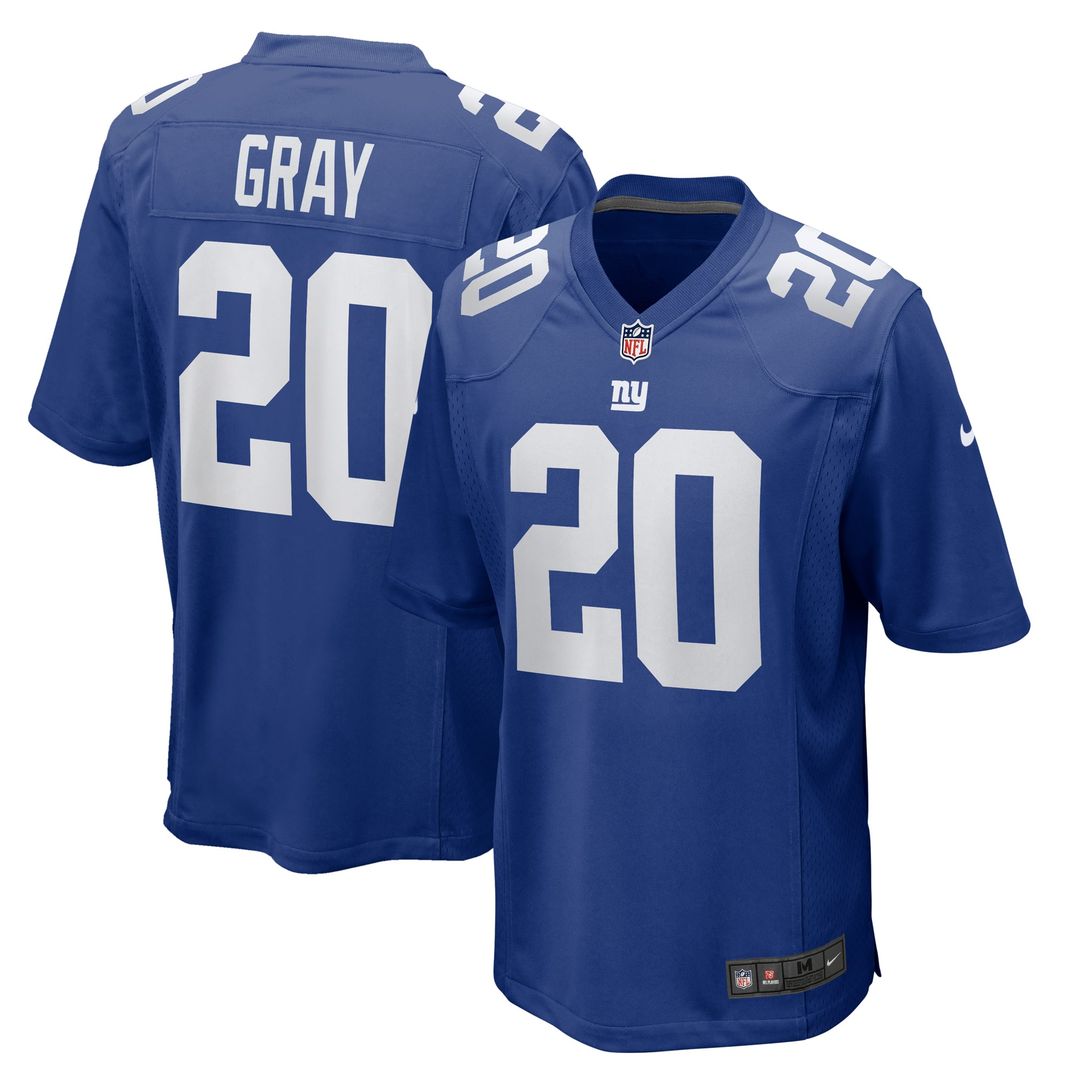 Eric Gray New York Giants Nike Royal Team Game Jersey