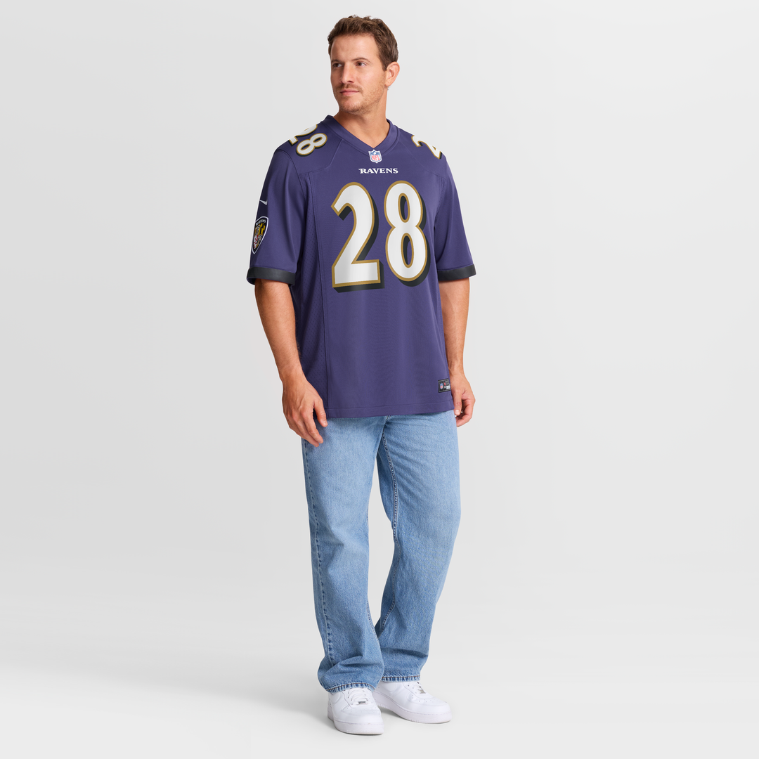 Taven Bryan Baltimore Ravens Nike Purple Team Game Jersey