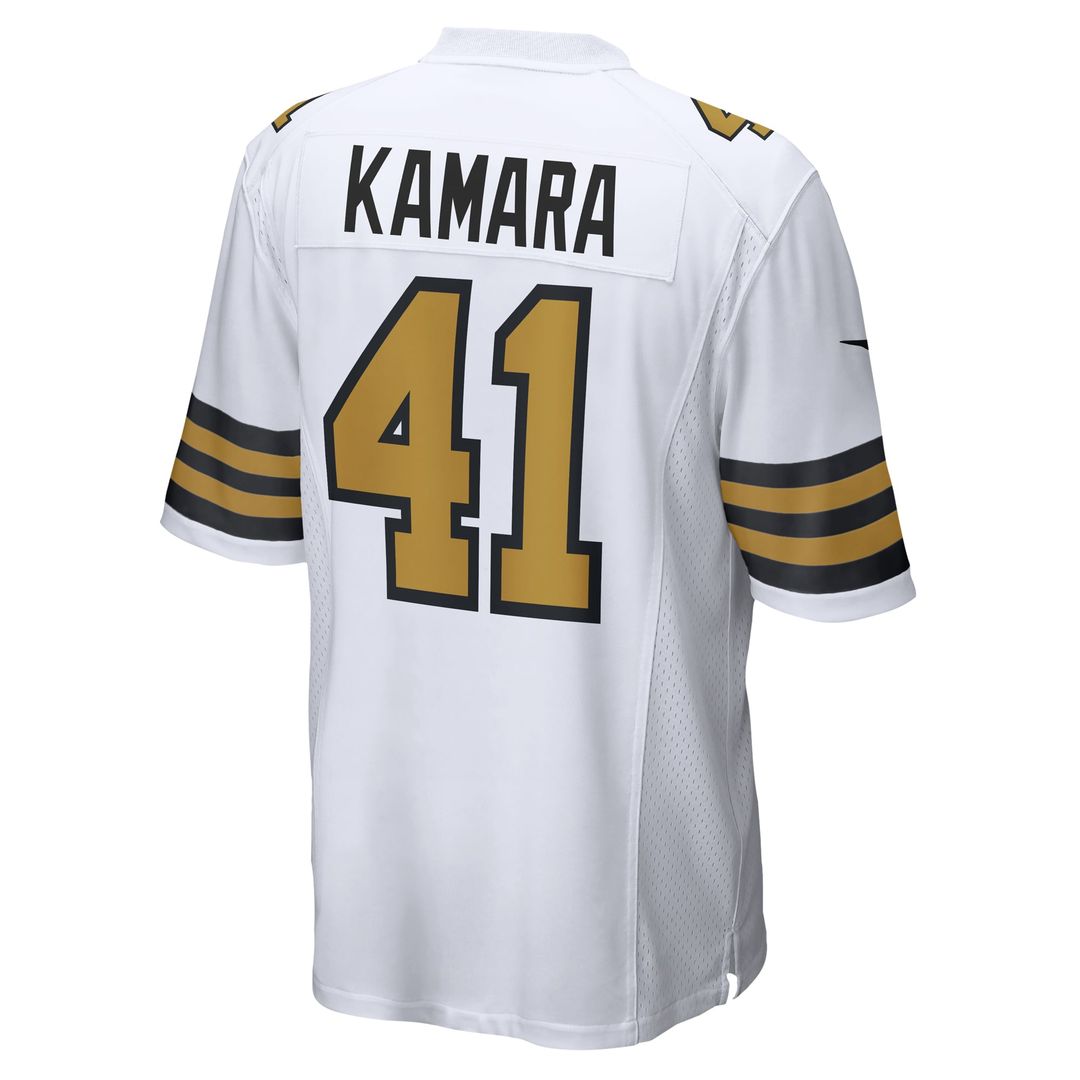 Alvin Kamara New Orleans Saints Nike White Alternate Game Jersey