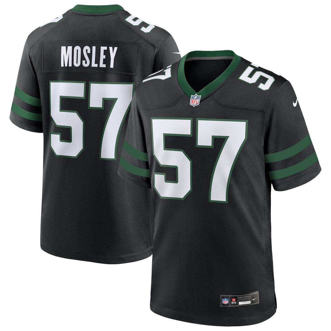 C.J. Mosley New York Jets Nike Legacy Black Alternate Game Jersey