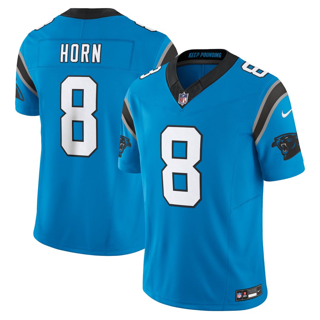 Jaycee Horn Carolina Panthers Nike Blue Vapor F.U.S.E. Limited Jersey