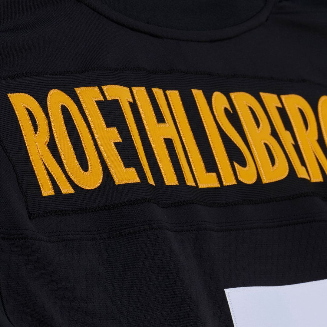 Ben Roethlisberger Pittsburgh Steelers Mitchell & Ness Black 2004 Big & Tall Legacy Retired Player Jersey