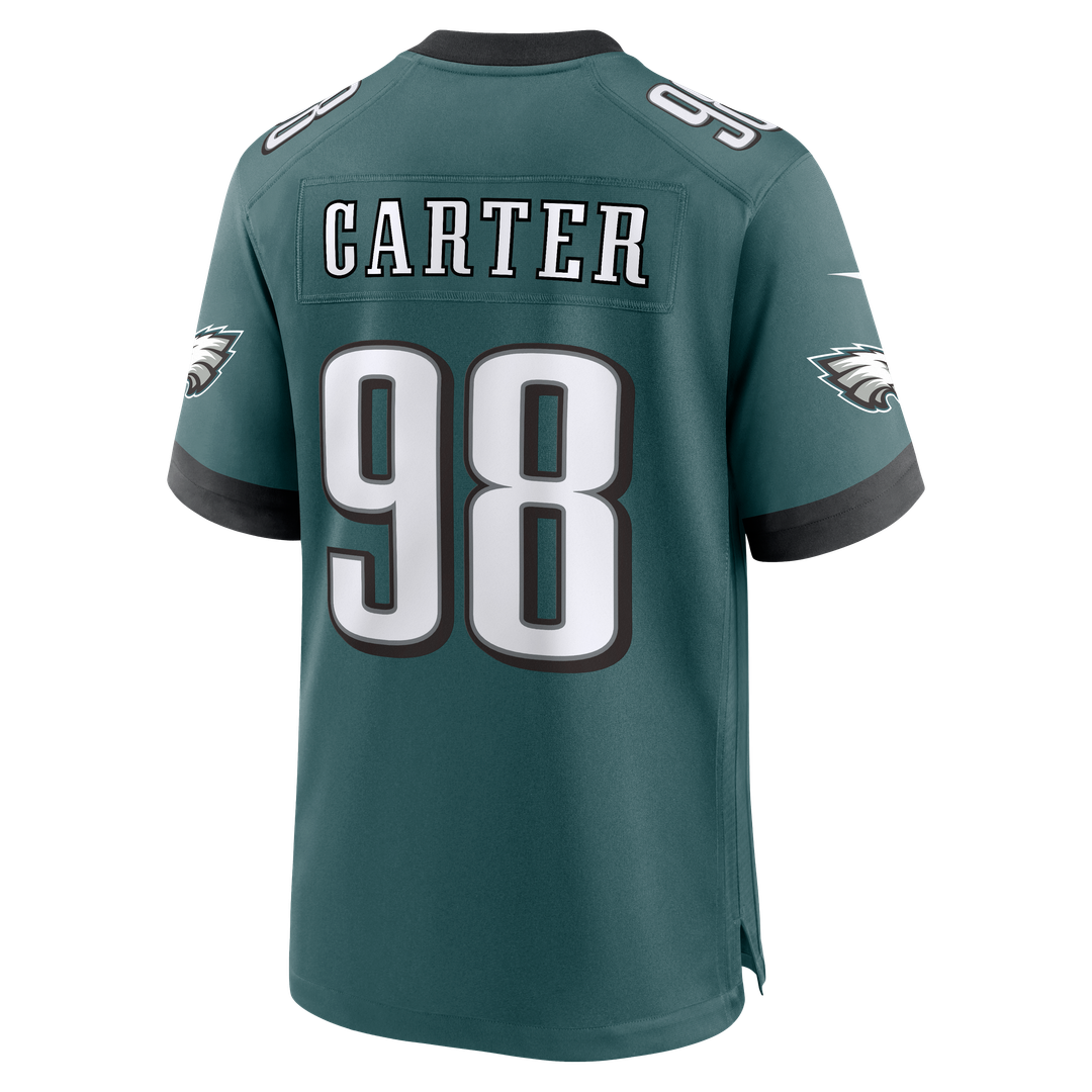 Jalen Carter Philadelphia Eagles Nike Midnight Green Team Game Jersey