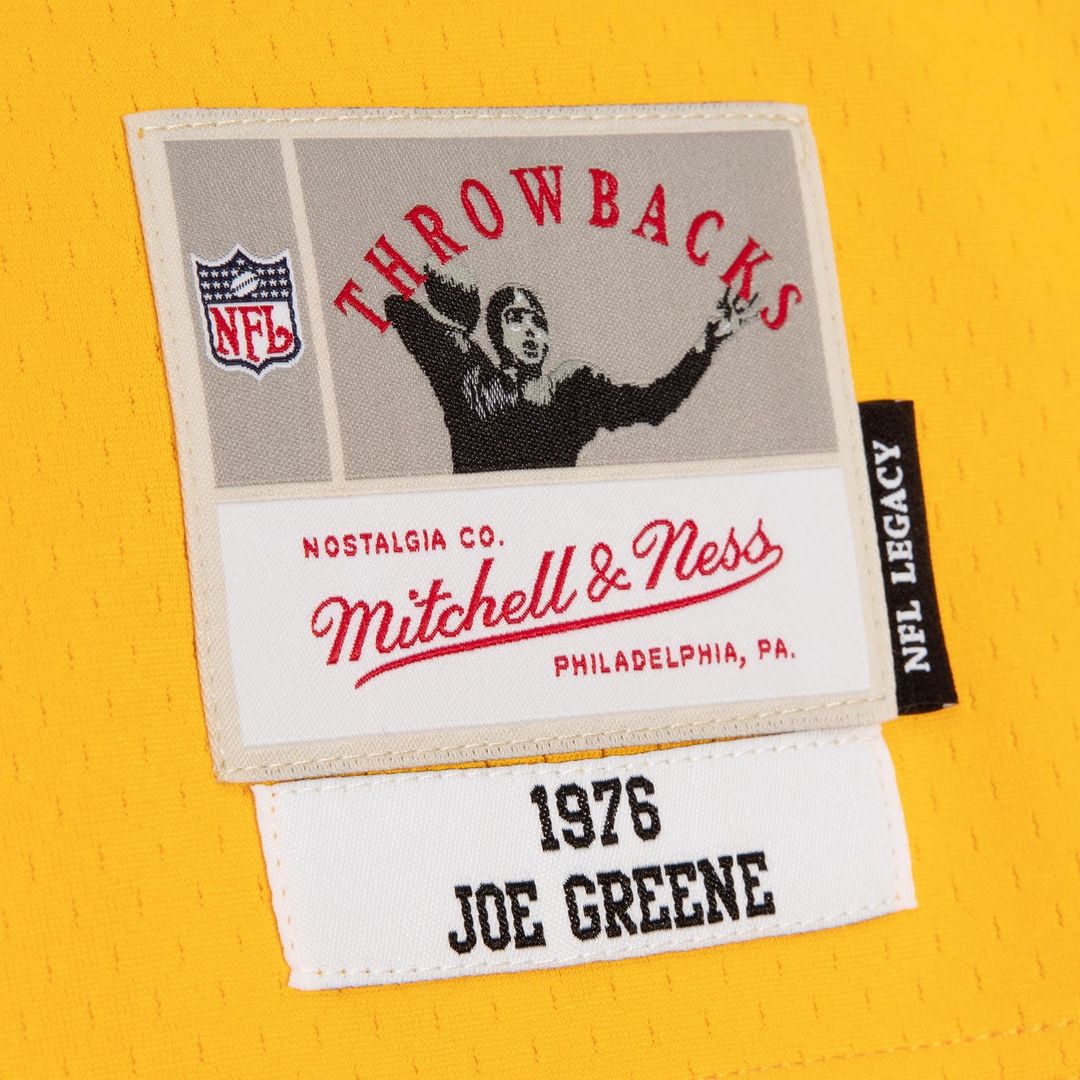 Joe Greene Pittsburgh Steelers Mitchell & Ness Black/Gold 1976 Split Legacy Replica Jersey