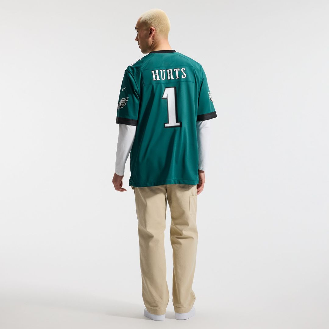 Jalen Hurts Philadelphia Eagles Nike Midnight Green Team Game Jersey